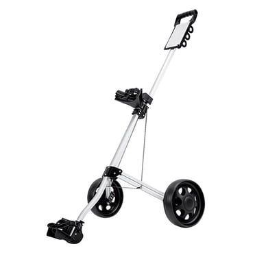 harper 2 Wheel Golf Push Cart Foldable Aluminum Alloy Golf Trolley Golf Bag Holder with