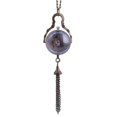 thumbnail image 4 of EGNMCR ersonality Pocket Watch Round Glass Ball Retro Roman Scale 40. Pocket Watch pocket watch, 4 of 5