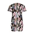 thumbnail image 4 of Cameland Ensemble 2 Pcs pour Femme, Col en V, Manches Courtes, Pyjama de Maison Confortable, Ensemble de Sport, 4 of 4
