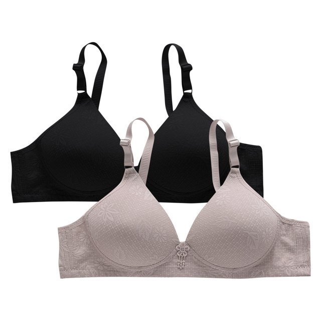 Plebaso Bras for Women Wireless Push up Bralettes Full Coverage Padded Womens Everyday Bras Multipacks