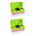 thumbnail image 2 of Transemion Household Portable Pill Storage Box Splitter Outdoor Hiking Camping Tablets Organizer Adults Case Container Green 2Set, 2 of 6