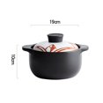 thumbnail image 2 of Home Cartoon Soup Pot High Value Ceramic Casserole Can Be Dry Stew Pot Gas Stove Universal, 2 of 7