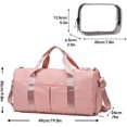 thumbnail image 5 of Petit Sac de Sport pour Femmes avec Compartiment pour Chaussures à Poche Mouillée Sac de Voyage Fourre-Tout Sac de Cabine Sac de Nuit Sac de Fin de Semaine pour Femmes, 5 of 5
