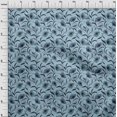 thumbnail image 4 of oneOone Polyester Spandex Light Blue Fabric Florals Fabric For Sewing Printed Craft Fabric By The Yard 56 Inch Wide, 4 of 5