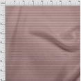 thumbnail image 3 of oneOone Viscose Jersey Dark Peach Fabric Stripes Sewing Craft Projects Fabric Prints By Yard 60 Inch Wide, 3 of 4