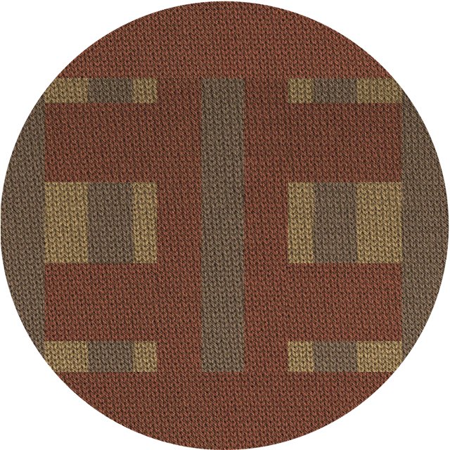 Ahgly Company Tapis d'Intérieur Lavable à la Machine, Carré, Transitionnel, Brun Pâle, Tapis de Zone, 3 Pieds Carré