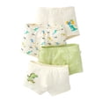 thumbnail image 1 of MIASHUI Boxeurs pour Garçons en Coton Motif Animal Boxeur Slip sous-Vêtements Lot de 4, Vert Pâle, 6-7 Ans, 1 of 2