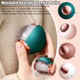 thumbnail image 2 of White Portable Tearable Roll Ball Paper Sticky Roller Dust Wiper Lint Roller M7 K9J4, 2 of 9