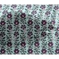 thumbnail image 4 of oneOone Viscose Chiffon Fabric Leaves & Floral Block Decor Fabric Printed BTY 42 Inch Wide, 4 of 4
