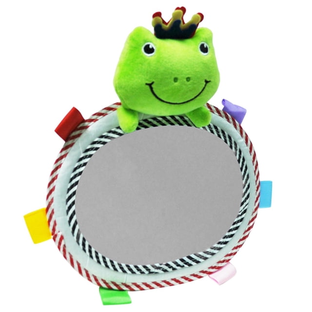 Miroir de Siège Arrière de Voiture, Miroir de Vue Arrière, Miroir Mignon à Pois pour Nourrisson, pour Bébé, Style Frog