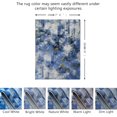 thumbnail image 2 of JV Home Area Rug Elegance Blue Yellow White 7'6"x10' Washable Carpet Anti Slip, 2 of 7