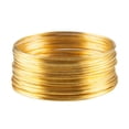 thumbnail image 1 of jifeng 50 Loops Jewelry Wire Memory Wire Art Memory Steel Wire for Necklace Earring Gold, 1 of 9