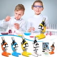 thumbnail image 3 of White Stem Kids Microscope Toy 1200X High Magnification Science Experiment Kit With Specimen Slides Educational Gift For Children Discovery, 3 of 3