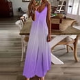 thumbnail image 1 of Ovzne Robes d'Été pour Femmes Robe Robes d'Été pour Femmes Imprimé Sans Manches Col Rond Robe Robes Décontractées Robe de Printemps Imprimée Liquidation, 1 of 5