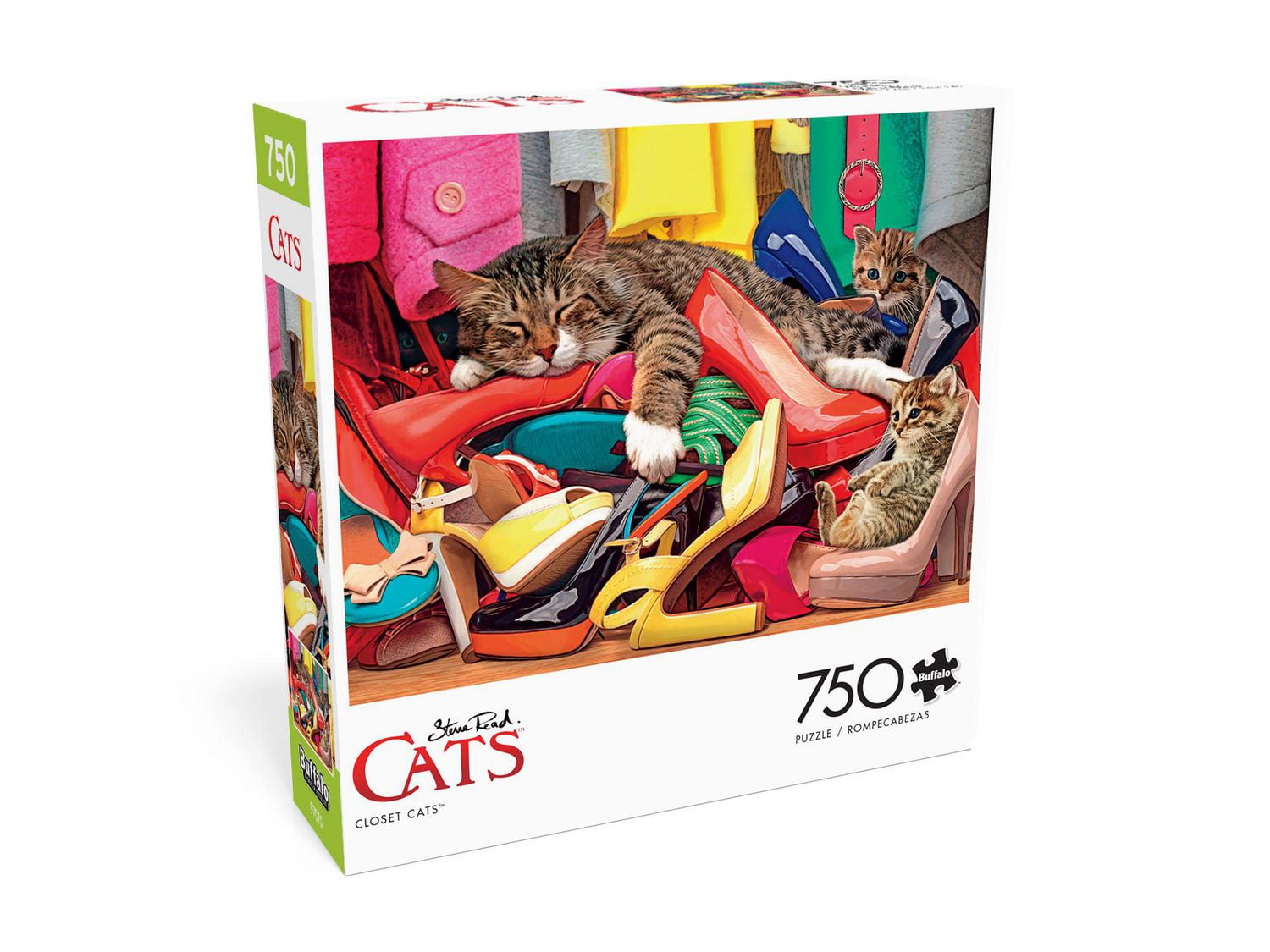 Buffalo Games - Le puzzle Steve Read - Closet Cats - en 750 pièces