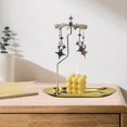 thumbnail image 3 of ziyahi Rotary Rotating Tea Light Candle Holder Living Room Stars, 3 of 9