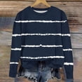 thumbnail image 5 of Yuyuzo Chandails en Molleton pour Filles Tout-Petits Col Rond Manches Longues Décontracté Confortable Rayé Pull d'Automne pour Bébé Fille, 5 of 5