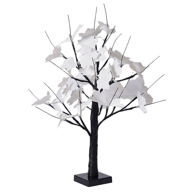 Lksixu Easter Decorations Small Tree Lights LED Christmas Party Decoration Lights Birchs Tree Decoration Lights Thanksgiving Easter Indoor Event Landscapes Glows Tree Maple Leaf Tree Spring Decor