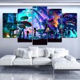 thumbnail image 1 of Canvas Painting 5 Pieces Poster Picture For Living Room Home Decor Wall Art Gift, 1 of 5