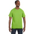 thumbnail image 3 of Hanes TAGLESS Men`s T-Shirt - Best-Seller, M, Lime, 3 of 4