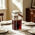 thumbnail image 4 of MTBLYS Cold Brew Coffee Maker 1000Ml Iced Coffee Pitcher Leakproof with Filter 350 Mesh Plastic for Fridge, 4 of 6