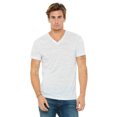 thumbnail image 1 of BELLA+CANVAS T-Shirt Jersey à Col en V pour Homme, TP, Marbre Blanc, 1 of 3