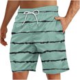thumbnail image 2 of Soki Shorts de Plage Décontractés pour Hommes Shorts à Rayures en Liquidation, 2 of 5