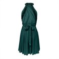 thumbnail image 4 of JGGSPWM Robe de Bal à Paillettes pour Femmes, Dos Nu, Sans Manches, Jupe Ajustée, Robe de Soirée, Élégante, Mariage, Demoiselle d'Honneur, Vert, P, 4 of 5