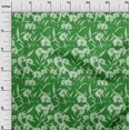 thumbnail image 2 of oneOone Rayonne Vert Tissu Floral Tissu pour Robe Tissu Imprimé Tissu au Mètre 56 Pouces de Large, 2 of 4