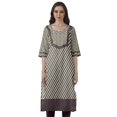 thumbnail image 1 of Moomaya Kurti de Designer Bollywood pour Femmes, Kurta Tunique Imprimée Longueur Genou, 1 of 6