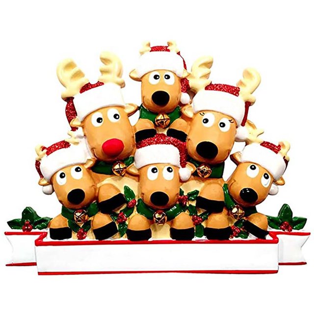 PVC DIY Blessings Elk Shape Christmas Display Mold Home Party Decor Ornament