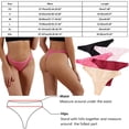 thumbnail image 4 of B91xZ Culotte Bikini Femme Underwears Microfibre Extensible Lisse, Noir P, 4 of 5