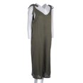 thumbnail image 3 of Women‘s Summer Sleeveless Backless Loose Relax Fit Pure Color Spaghetti Strap Cotton Linen Jumpsuit, 3 of 7