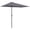 Gris, variante sur Outsunny Parasol Demi-Parasol Extérieur de Balcon 8 Pi Noir
