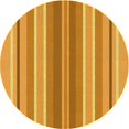 thumbnail image 1 of Ahgly Company Tapis Rond Lavable en Machine Intérieur Transitionnel Orange Néon, 7 Pieds Rond, 1 of 7