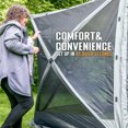thumbnail image 4 of CLAM Quick-Set Adventure 9x9' Portable Outdoor Canopy Shelter w/Wind Panels, 4 of 10
