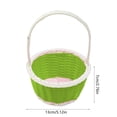 thumbnail image 3 of Aodebiao Mini Plastic Woven Baskets with Handles - Bulk Miniature Baskets for School Projects, Mini Baskets for Easter Themed Party Favors, Tiny Baskets for Crafts, Picnic, 3 of 6