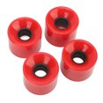 thumbnail image 3 of Skateboard Wheels, Land Surfboard Wheel Replacement Parts Good Stability  For Ramp Sidewalk Cement Road Red, 3 of 8