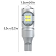 thumbnail image 3 of Silver Automotive Led Reverse Light Bulb For Car Truck Rear Lamp Replacement Upgrade Bright Backup Lighting Aluminum Alloy 2.20X0.59X0.59 Inches 0.44 Lb, 3 of 6