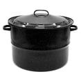 thumbnail image 1 of Starfrit 21QT/19.9L Stockpot with Canning Rack and Lid Included, Carbon Steel, Enamel Finish, Large Capacity, Oven Safe, Durable, Easy to Clean, 1 of 3