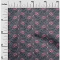 thumbnail image 1 of oneOone Cotton Silk Fabric Leaves & Floral Block Print Fabric BTY 42 Inch Wide, 1 of 4