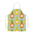 thumbnail image 2 of Vaidha Easter Home Printing Linen Imitation Apron Kitchen Fouling Multi Functional Apron, 2 of 3