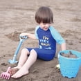 thumbnail image 5 of MIASHUI Boys One Piece Swimsuits Dinosaur Rash Guard Swimwear with Swimming Cap,Blue,4-5 Years, 5 of 5
