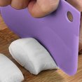 thumbnail image 4 of kurtrusly 3pcs/set Scraper Plastic Cream Spatula DIY Cake Decorating Tool Home Bakery Baking Supplies, Purple, 4 of 6