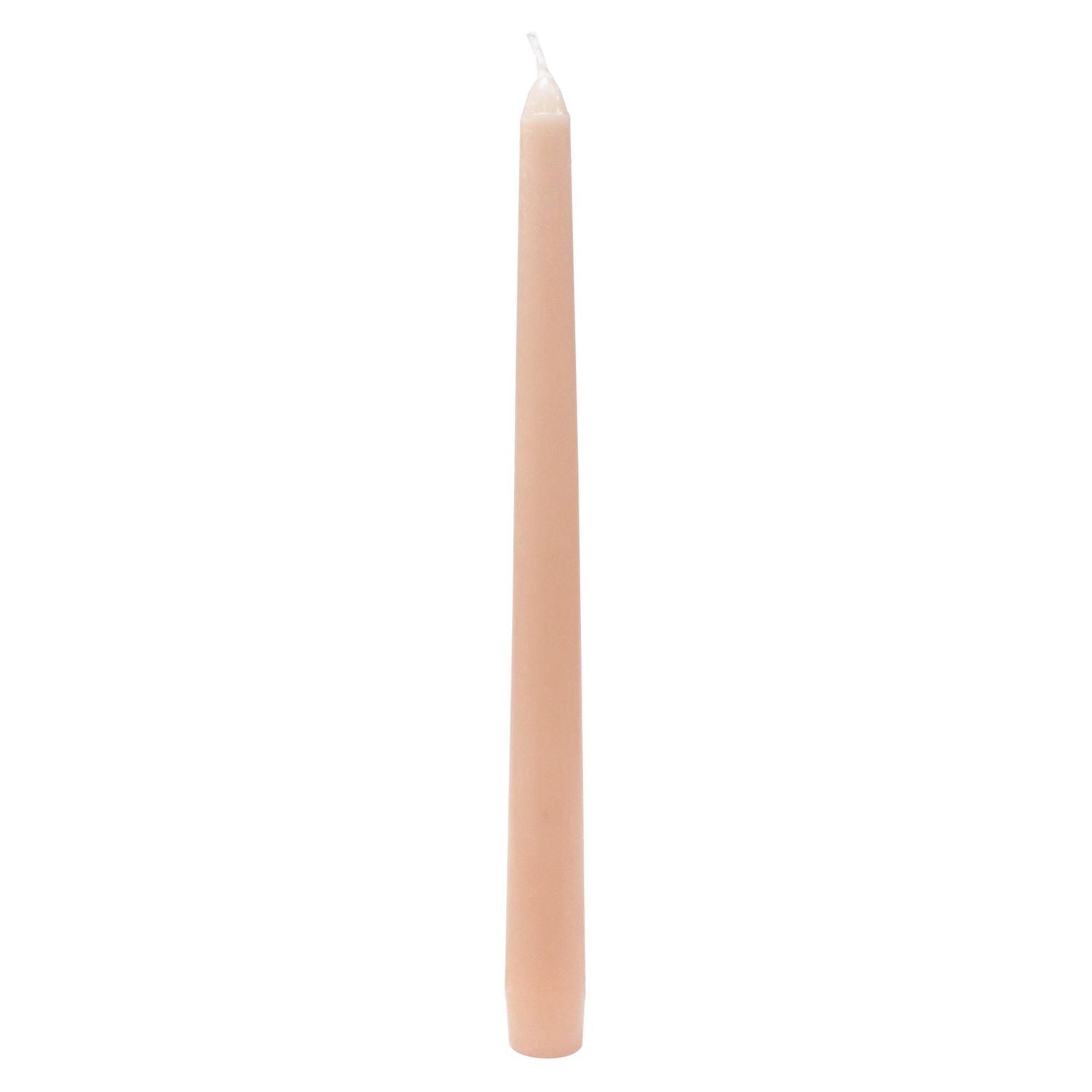 Hometrends 10" Blush Unscented Taper Candle