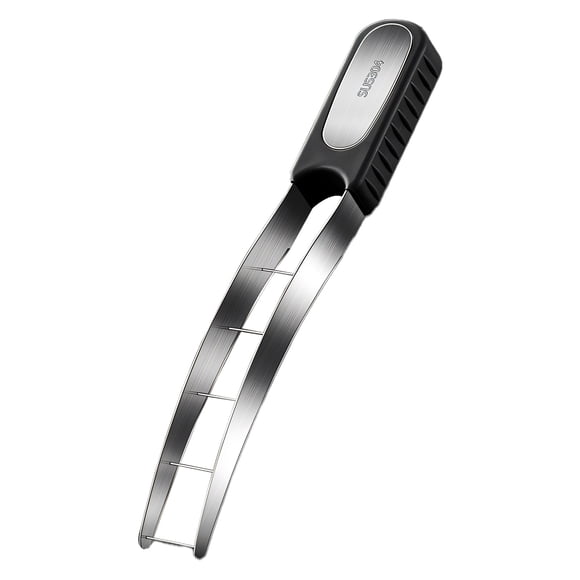Vrorvz 304 Stainless Steel Watermelon Slicing and Eating Tool Fruit Divider with Solid Handle Watermelon Cutting Gadget for Suit Summer Appetizers Easy to Clean and Use