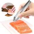 thumbnail image 4 of Meitianfacai Pinces de Cuisine à Bouche Plate en Acier Inoxydable de Qualité Alimentaire 430, 4 of 6