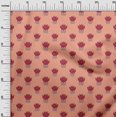 thumbnail image 2 of oneOone Cotton Poplin Fabric Leaves & Lotus Block Print Fabric BTY 56 Inch Wide, 2 of 4
