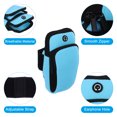 thumbnail image 3 of Unique Bargains Phone Arm Band for Running Armband Cell Phone Holder Running Phone Carrier Blue, 3 of 5