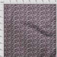 thumbnail image 4 of oneOone Rayon Wine Purple Fabric Tropical Texuredd Leaf Craft Projects Decor Fabric Printed by The Yard 56 Inch Wide, 4 of 4